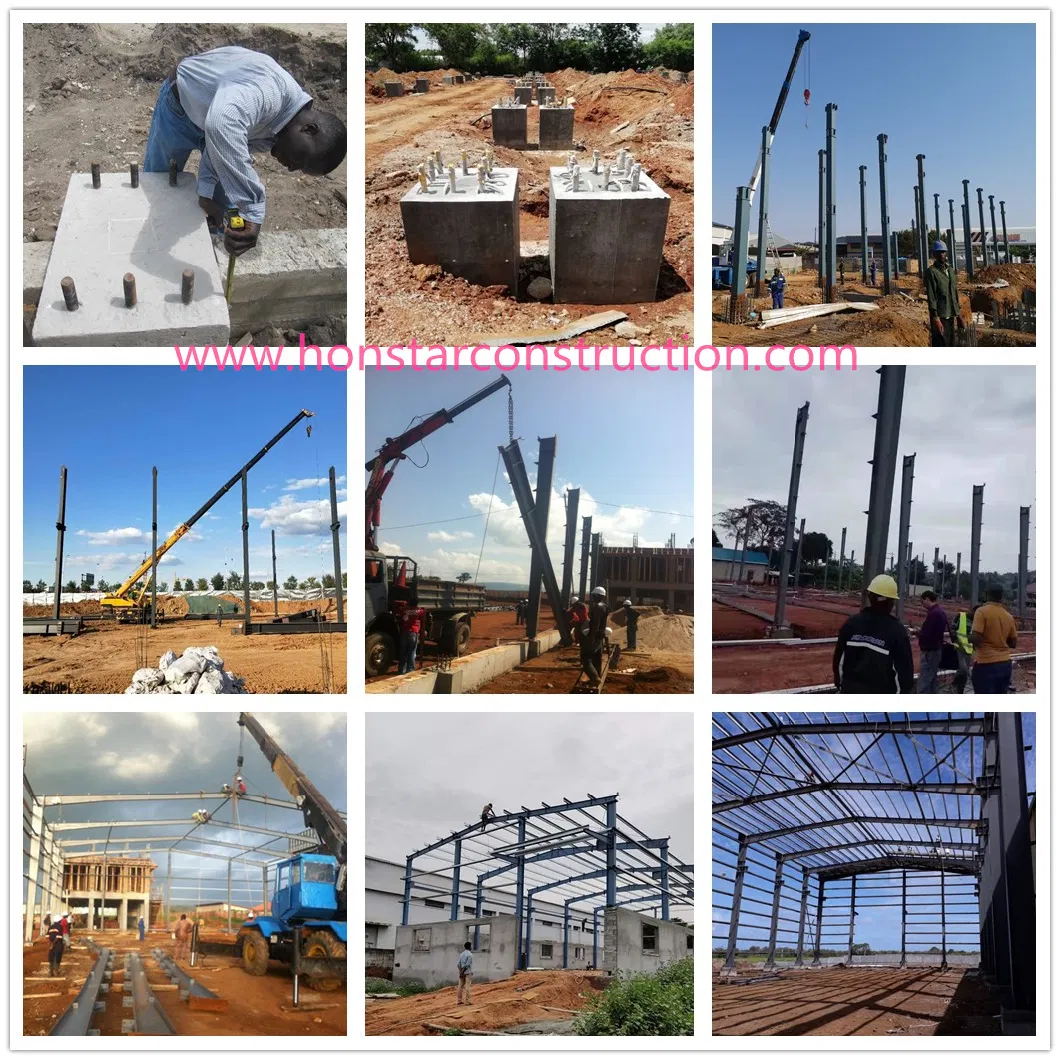 Structural Steel Fabrication Godown/Shed/ Lower Price Prefabricated Warehouse/Pre-Engineered Steel Garage